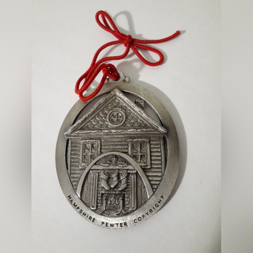 Vintage Pre-owned Pewter Christmas Ornament